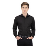 Camisa De Vestir Para Hombre Slim Fit Con Fibra De Bambú