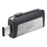 Pendrive Sandisk Ultra Dual Drive Type-c 32gb Preto/prateado