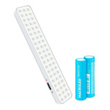 Luz Emergencia 60 Leds + 2 Bateria Litio 3.7 1800ma Repuesto