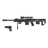 Rifle Airsoft P1050 6mm Mira Laser/ Pistola P211 Xchws C