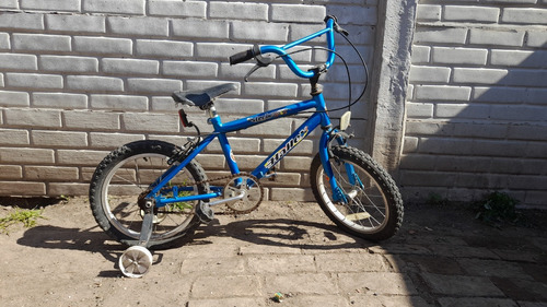 Bicicleta Rodado 16 Niño Color Azul 