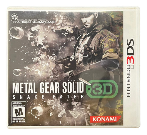 Jogo Metal Gear Solid 3d Snake Eater Nintendo 3ds