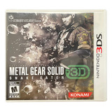 Jogo Metal Gear Solid 3d Snake Eater Nintendo 3ds