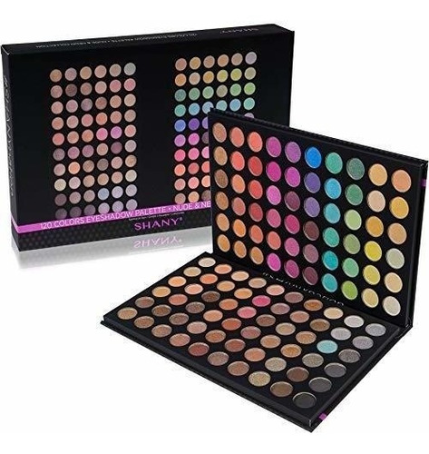 Paleta De Sombras De Ojos De 120 Colores Nude Y Neón