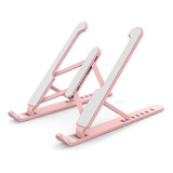 Base Soporte Rosado Para Pc Con Funda Ajustable Portable