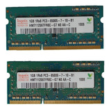 Memoria Ram 1gb Ddr3 Pc3-8500s  Hmt112s6tfr8c-g7 Laptop