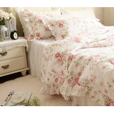 Kolachic Country Rose Roses Juego De Cama Con Funda Nórdica 