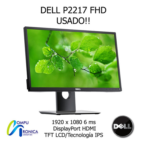 Monitor Dell P2217h Fhd Usado!!!