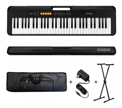 Teclado Organo Casio Cts100 61 Teclas Usb Soporte + Funda