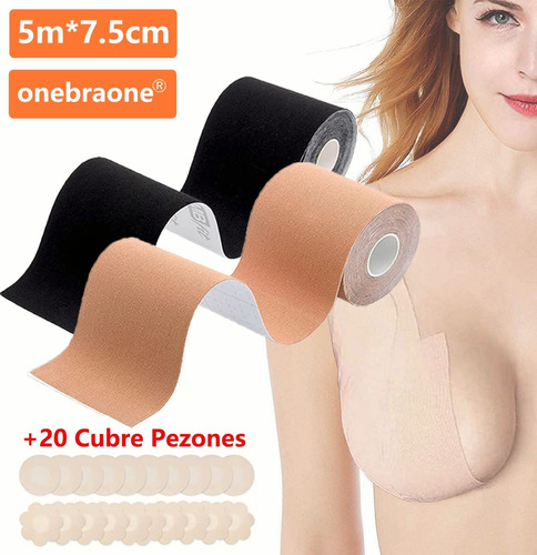 Cinta Levanta Busto Invisible Push Up Cinta 5mts*7.5cm