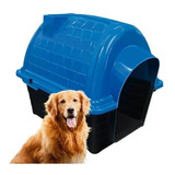 Casa De Cachorro Caminha Grande Azul N6 Plástico Resistente