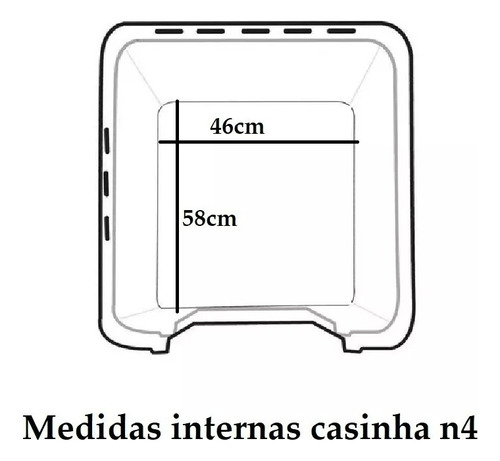 Casinha N4 Casa Cachorros Pet Gato Cães Golden Border Collie