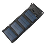 Cargador Panel Solar 7w Usb Salida, Placa Solar Doblado