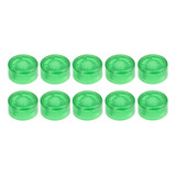 10 Botões Protetor Night Glow Footswitch Pedal Topper Verde