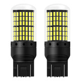 2 Focos 7443 Led T20 Wy21w Blanco Rojo Amber