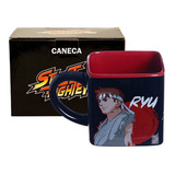 Caneca Ryu Street Fighter 3d Cubo Quadrada Oficial Capcom