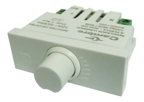 Modulo Dimmer Regulador Luminico Apto Led Cambre 8838 Blanco