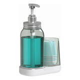 .. Dispensador De Enjuague Bucal Luvan 750 Ml C/soporte ..