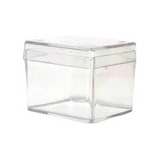 Cajita Mini Transparente Cristal ( Pack X40 Unidades)