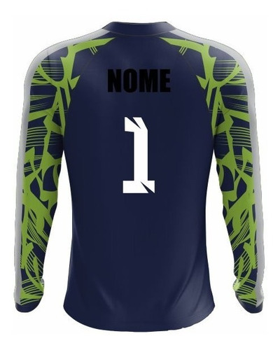 Camisa Goleiro Almofadada Adulto E Infantil Nome E Numero