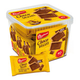 Bauducco Choco Biscuit To-go Pote 720g 40 Unidades 18g Cada
