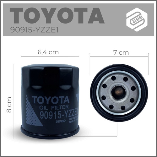 Filtro Aceite Toyota Terios Bego 2008 2009 2010 2011 Foto 5