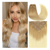 Caliee Extensiones De Cabello Humano Con Clip, Color Marrn D