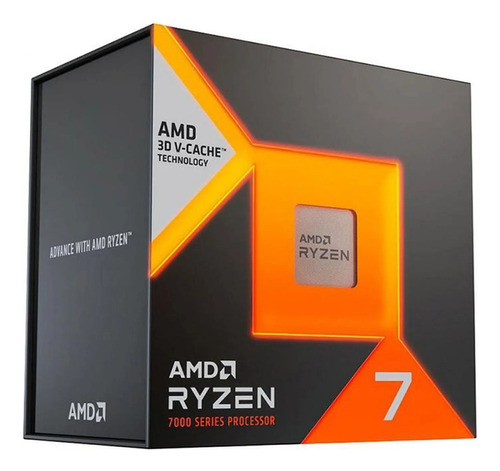 Processador Gamer Amd Ryzen 7 7800x3d 100-100000910wof  De 8 Núcleos E  5ghz De Frequência Com Gráfica Integrada