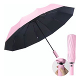 Paraguas Plegable Automático,luvia Y Sombrilla De Protección