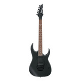Guitarra Eléctrica Ibanez Rg320exz De Caoba 2021 Black Flat Con Diapasón De Jatoba Asado