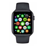 Smartwatch Microwear Series 6 W26+ Plus W26+ Plus 1.75  Caja 40mm De  Aleación De Zinc  Black, Malla  Black De  Silicona Black