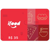 Cartão Presente Ifood R$35 Reais Gift Card Digital