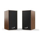 Parlantes Genius Subwoofer Para Pc Usb 3.5mm 6w Madera