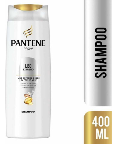 Pantene Pro - V Essentials Shampoo Liso Extremo 400 Ml.