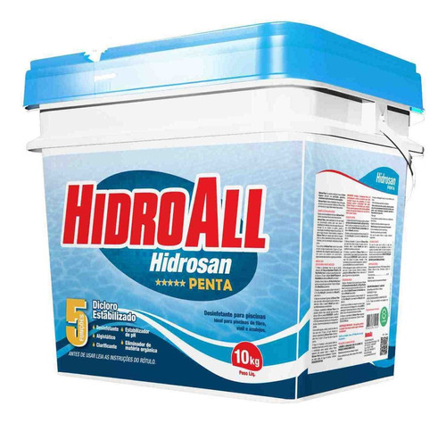 Cloro Granulado Hidrosan Penta 5 Em 1  - Hidroall