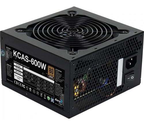 Fonte Atx 600w Reais Bivolt 80 Plus Bronze Pfc 8 Pinos K791