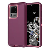 Funda Galaxy S20 Ultra I-honva Rugged Purple/pink