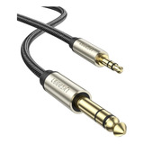 Cable Audio Ugreen 3.5mm Trs 6.35mm Ts 26awg Estero Trenzado