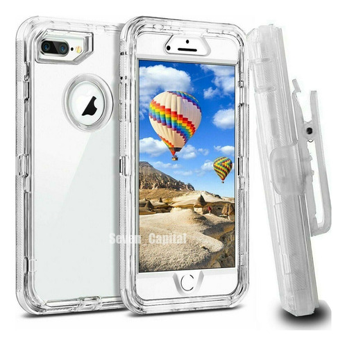 Funda Transparente Para Samsung Carcasa Protectora Con Clip