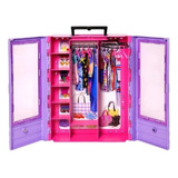 Armario De Lujo Barbie Closet Con Muñeca Mattel Hjl66 Original