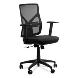 Silla Ergonomica Cool Black Escritorio Pc Tapizada Red Mesh