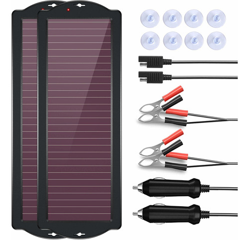 Cargador De Batería Solar Para Coche 12 V 1 8 W Cargador De 
