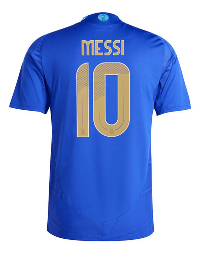 Jersey Playera V.jugador Argentina Visita Messi #10 Talla Xl