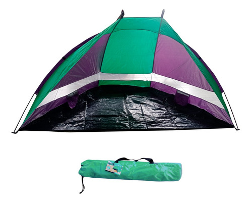 Carpa Medio Iglú Protección Solar Uv + Bolso C/ Estacas 2p