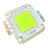 Chip Led Verde 50w Reposição Refletor + Driver Reator 50w