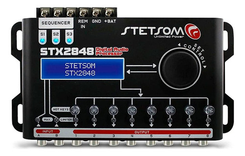 Procesador Crossover Digital Stetsom 8 Canales Stx2848