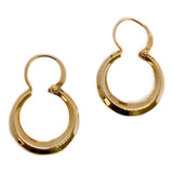 Aros Argollas Criollas Oro 18k 1,5 Cm