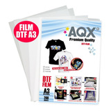 Film Dtf Aqx Pet Film Dtf X200 A3 420mm X 297mm Estampados