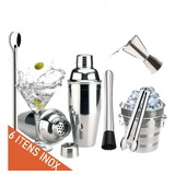 Kit Caipirinha Profissional Coqueteleira Drinks Barman Inox