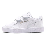 Tenis Puma Ralph Sampson Blanco De Niñas Original